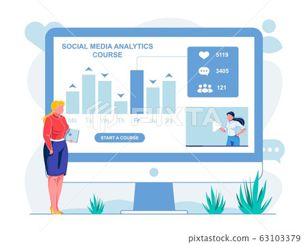 Social Media Analytics Online Course, Banner. Social Media Analytics Online Course, Banner. 63103379