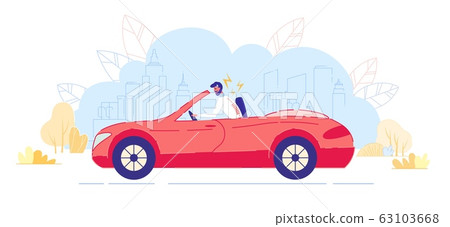 Back Diseases and Posture Problems, Driving Car. 63103668