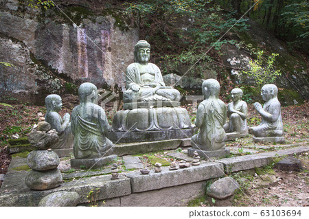 Stone buddha Stone buddha 63103694