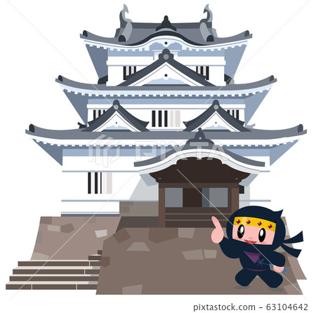Uwajima Castle and Ninja 63104642