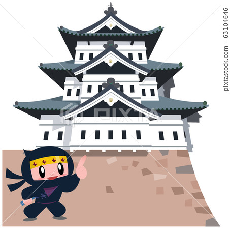 Hirosaki Castle and Ninja 63104646