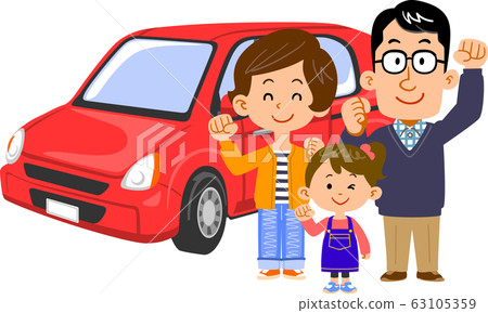 家用車和三口之家 家用車和三口之家 63105359