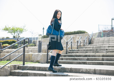 A smiling high school student A smiling high school student 63105930