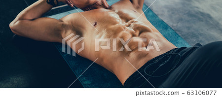 Sport man at fitness gym. Mental health and Sport man at fitness gym. Mental health and 63106077