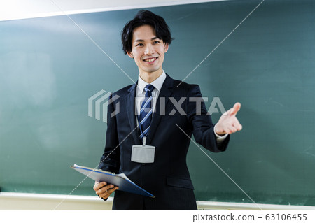 老師（老師，黑板，學校，學校 63106455