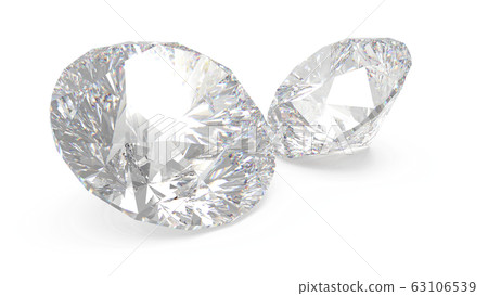 Diamond background white CG 63106539