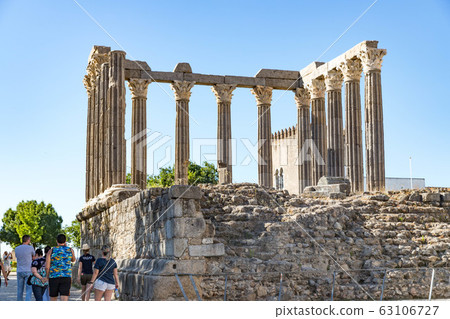 Temple of Diana in Evora, Portugal 63106727