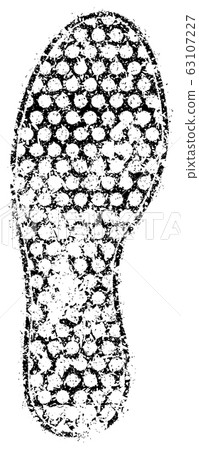 腳印,腳印,鞋印,鞋底黑白插圖(擦) 腳印,腳印,鞋印,鞋底黑白插圖(擦) 63107227