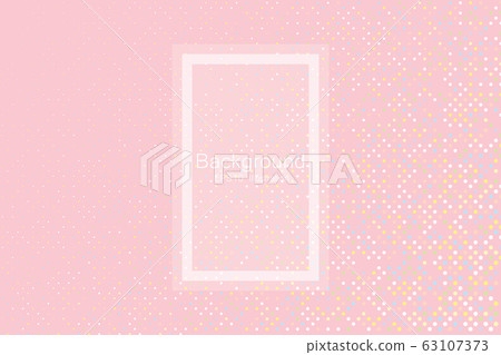 Abstract random pastel color particles on pink Abstract random pastel color particles on pink 63107373