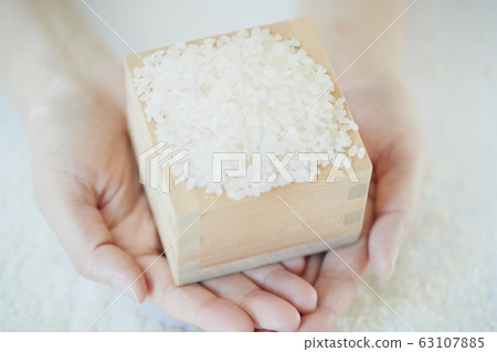 Rice harvest rice milling farmhouse 63107885
