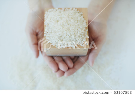 Rice harvest rice milling farmhouse Rice harvest rice milling farmhouse 63107898