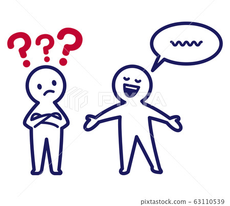 Person, human, simple, deformed, question, conversation Person, human, simple, deformed, question, conversation 63110539
