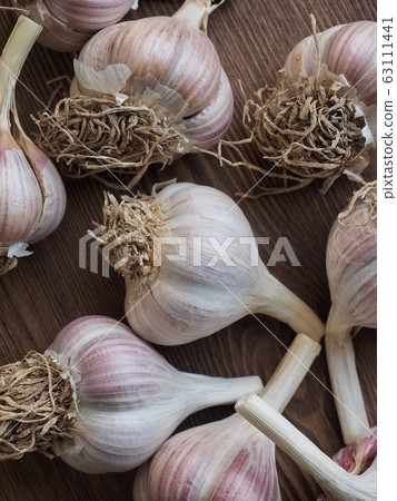 韓國新鮮有機蔬菜大蒜 63111441
