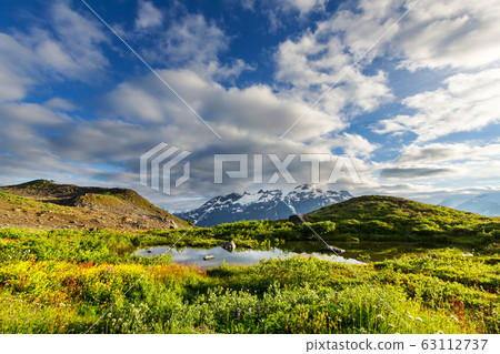 Mountains meadow Mountains meadow 63112737