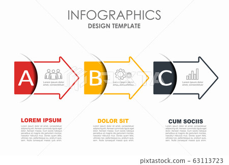 Infographic design template with place for your data. Vector illustration. 63113723