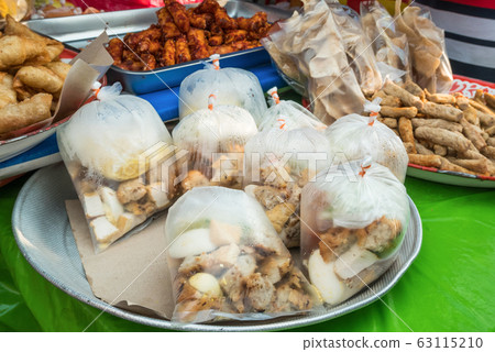 Different types of halal snacks selling in Ramadan bazaar Different types of halal snacks selling in Ramadan bazaar 63115210