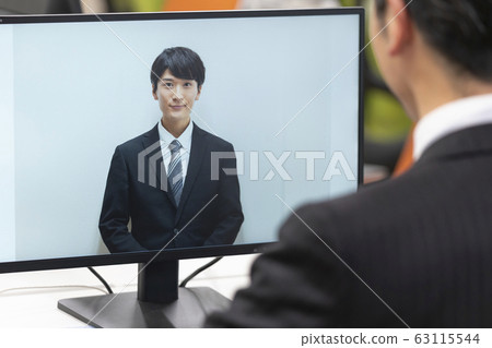 Online interview image Online interview image 63115544