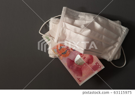 戴面具的中國人民幣電暈震驚世界經濟形象 63115975