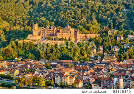 Heidelberg town on Neckar river, Germany Heidelberg town on Neckar river, Germany 63116340