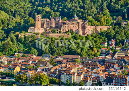 Heidelberg town on Neckar river, Germany Heidelberg town on Neckar river, Germany 63116342