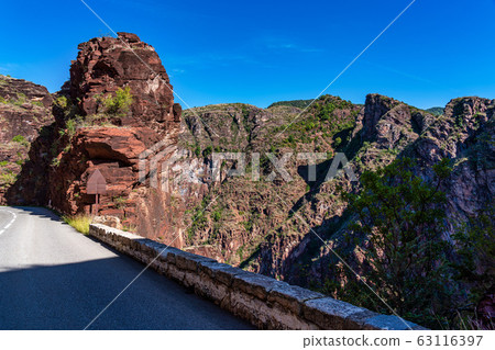 Gorges de Daluis or Chocolate canyon in 63116397
