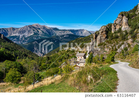 Panoramic view of the Mercantour National Park Panoramic view of the Mercantour National Park 63116407