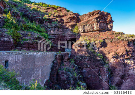 Gorges de Daluis or Chocolate canyon in 63116418