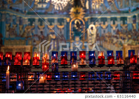 Inside the Basilica of Notre-Dame of Fourviere in 63116440