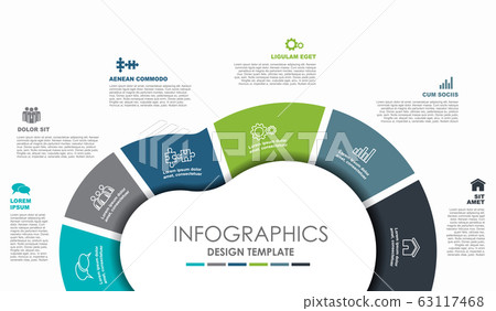 Infographic design template with place for your data. Vector illustration. Infographic design template with place for your data. Vector illustration. 63117468