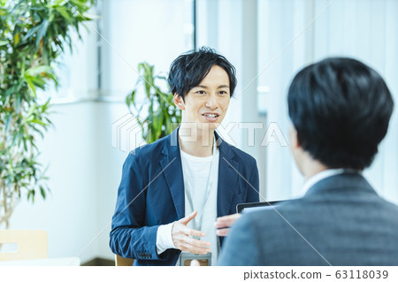 商務現場會議商務洽談 63118039