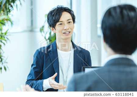 商務現場會議商務洽談 63118041