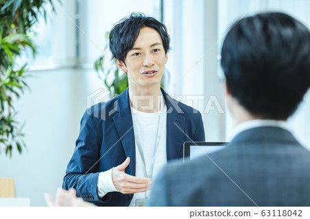 商務現場會議商務洽談 63118042