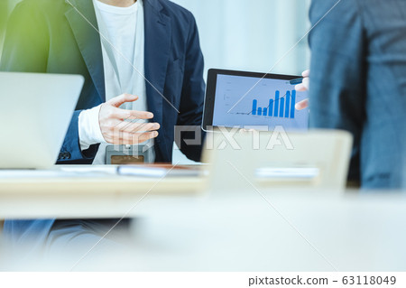 Business scene Conference Business talk Business scene Conference Business talk 63118049