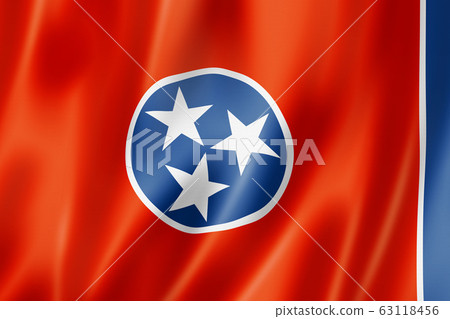 Tennessee flag, USA 63118456