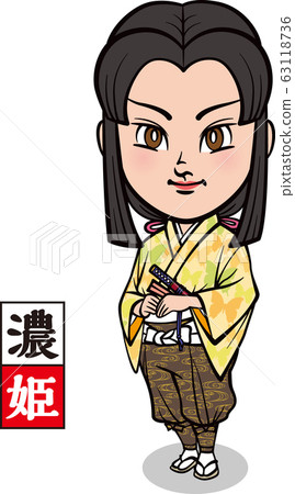 Nohime [2 heads tall, vector] 63118736