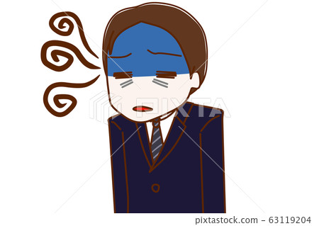 一個穿著西裝和懶惰西裝的男人 63119204