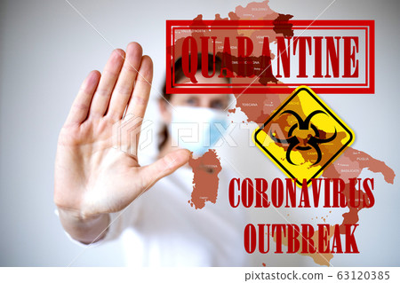 coronavirus global fight Italy quarantine - 63120385