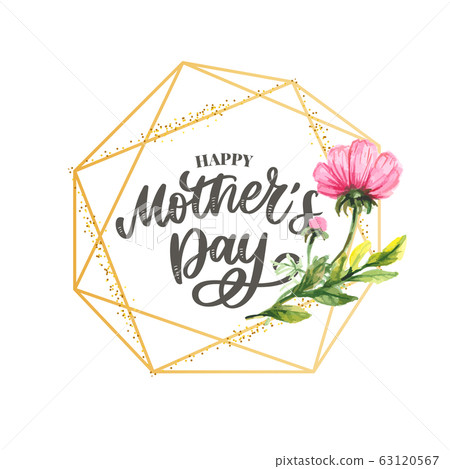 Mother's day. Watercolor spring flowers. Artistic composition. Mother's day. Watercolor spring flowers. Artistic composition. 63120567