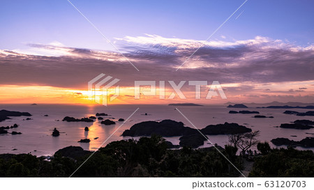 九十九島/石岳天文台黃昏 九十九島/石岳天文台黃昏 63120703
