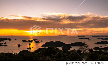 九十九島/石岳天文台黃昏 九十九島/石岳天文台黃昏 63120706