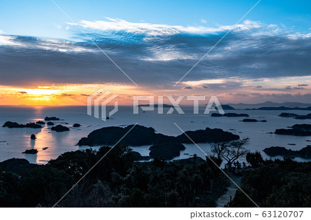 九十九島/石岳天文台黃昏 九十九島/石岳天文台黃昏 63120707