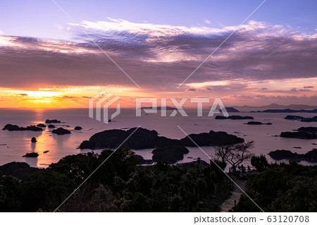 九十九島/石岳天文台黃昏 63120708