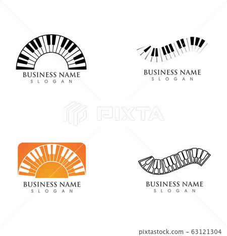 Piano vector icon design template Piano vector icon design template 63121304