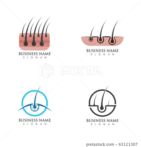 Hair treatments icon illustration template Hair treatments icon illustration template 63121307