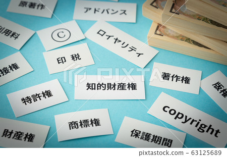 Intellectual property right royalty tax business copyright 63125689