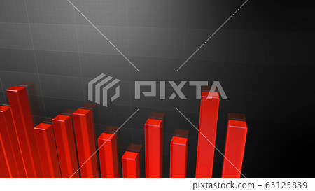 Business economy data graph chart document growth success 3d illustration background background 63125839