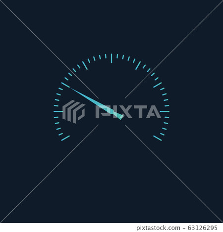 Blank clock face or timer. Stock Vector illustration isolated on white background. 63126295