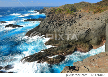[Shizuoka Prefecture] Irozaki in fine weather (Izu Peninsula) 63126865