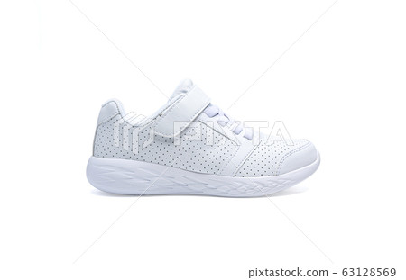 White of sport shoes design isolated on white 63128569