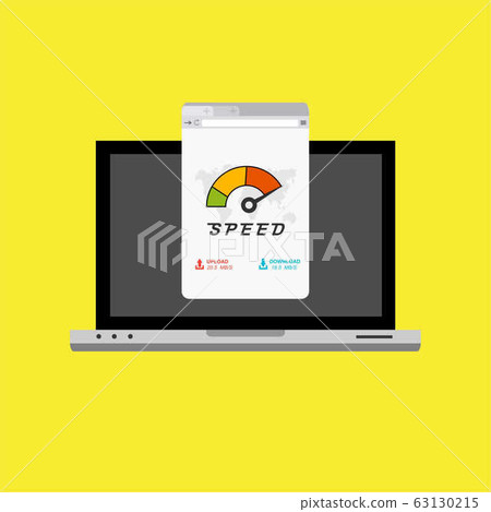 laptop acceleration icon . Website speed loading-插圖素材 [63130215] - PIXTA圖庫